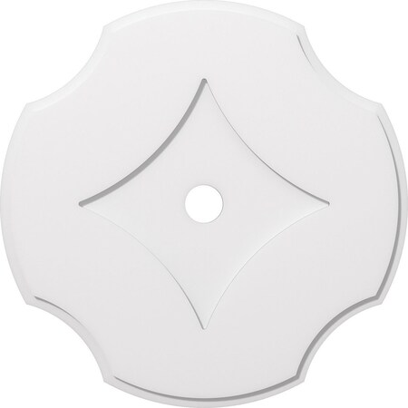 Ekena Millwork Percival Architectural Grade PVC Contemporary Ceiling Medallion, 32"OD x 3"ID x 11"C x 1"P CMP32PL-03000